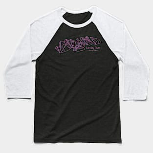 Sunday River Trail Map Baseball T-Shirt